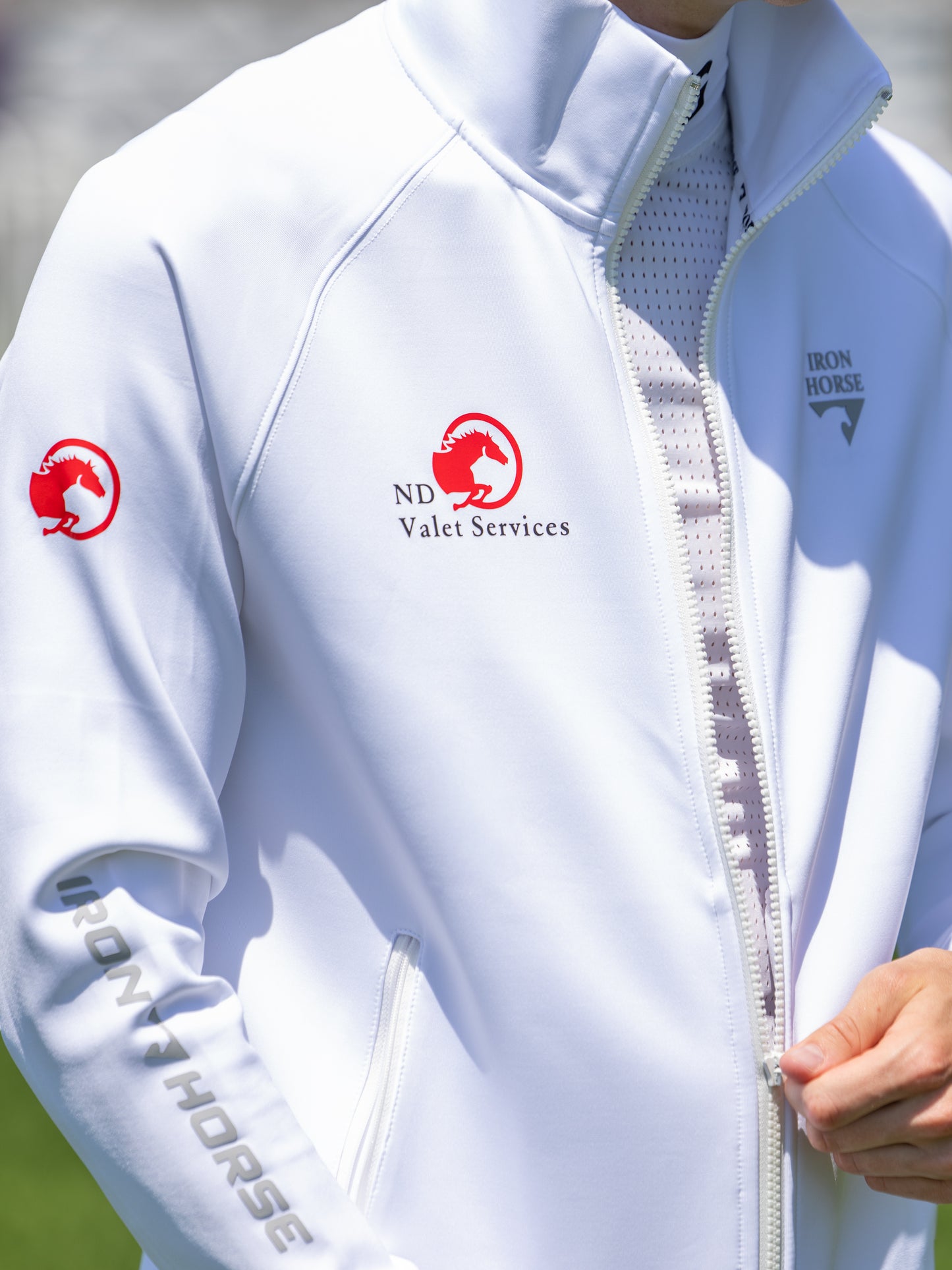ND Valet Services X Iron Horse track jackets